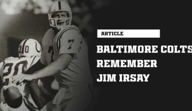 Former Baltimore Colts players pay tribute to Jim Irsay