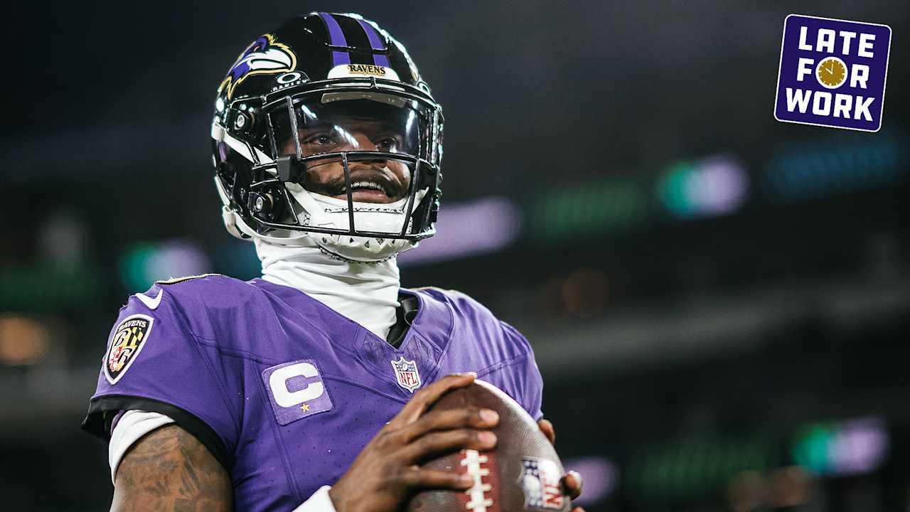 Eric DeCosta Gives Update on Lamar Jackson Contract Extension Talks | Late for Work - Baltimore Ravens