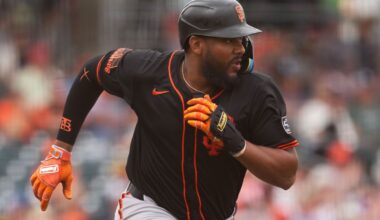 Jerar Encarnacion returns to Giants after March hand surgery