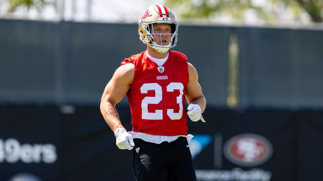 McCaffrey is healthy again, thanks to 49ers' long offseason