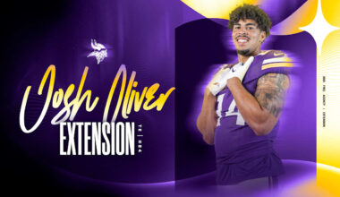 Vikings Sign Josh Oliver Contract Extension