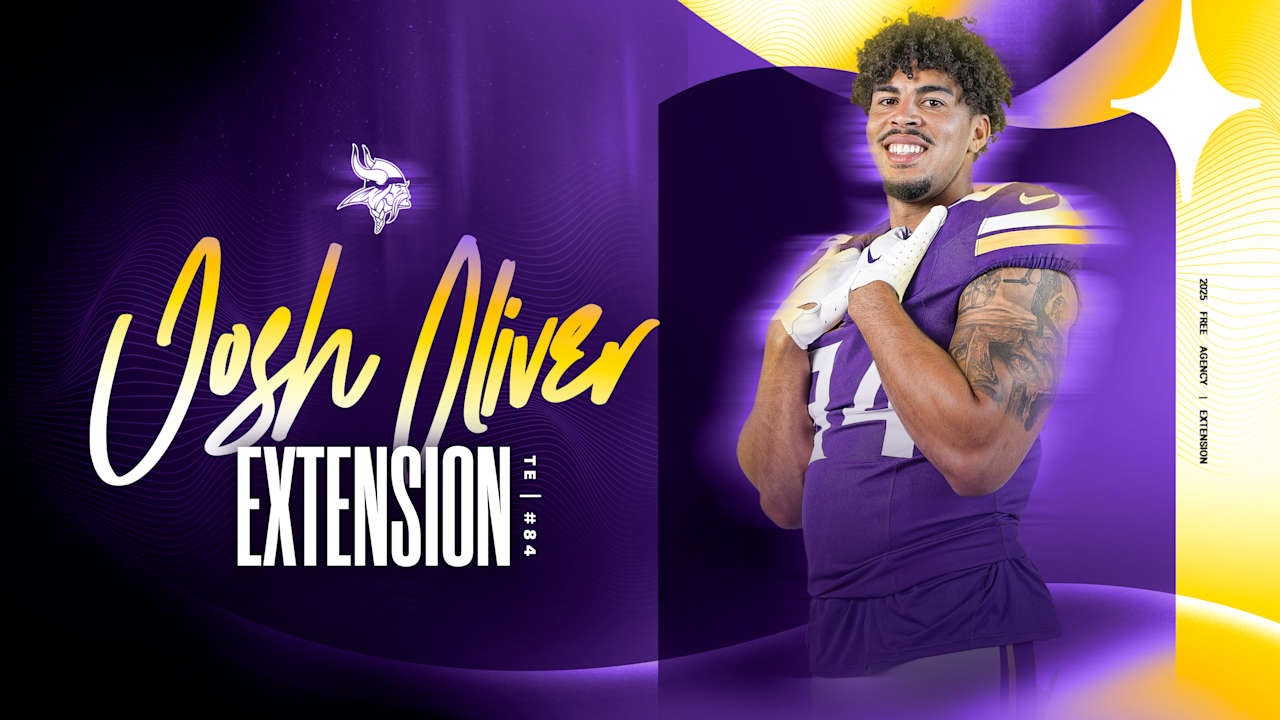 Vikings Sign Josh Oliver Contract Extension