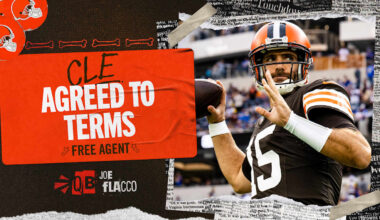 Browns agree to terms with QB Joe Flacco