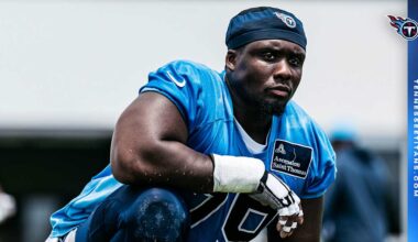 Titans Center Lloyd Cushenberry Feeling Good, Hopeful for Week One Return