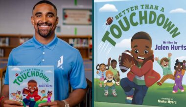 Jalen Hurts is the author of a new children's book