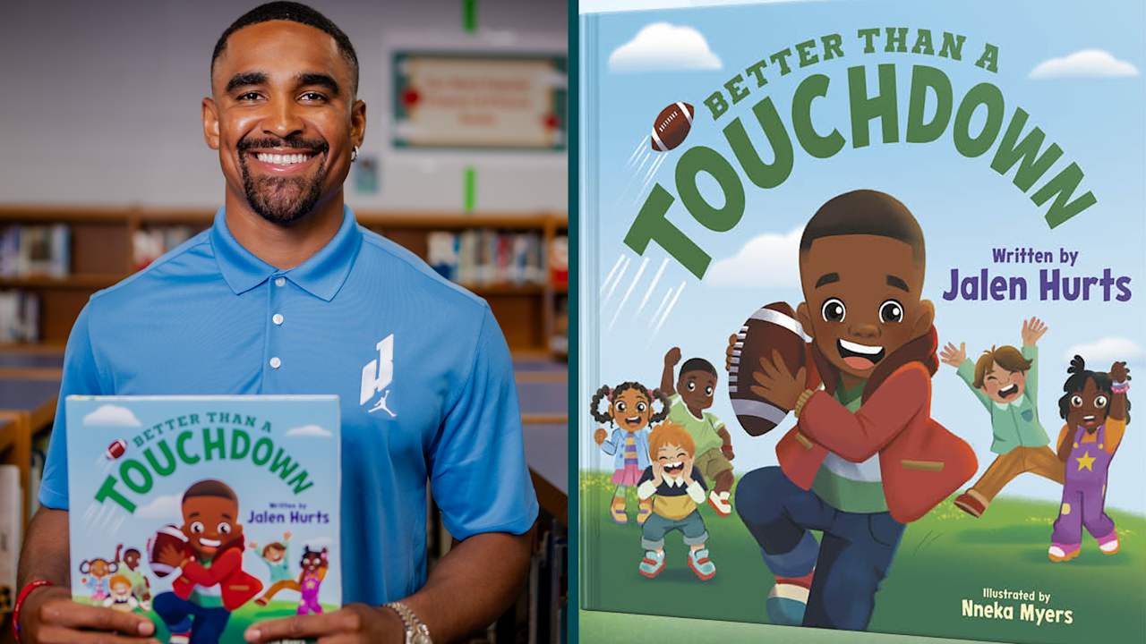 Jalen Hurts is the author of a new children's book