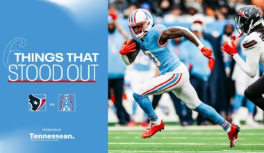 Six Things That Stood Out for the Titans in Sunday's Loss to the Texans