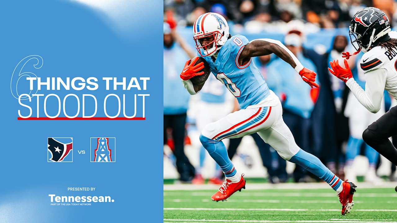 Six Things That Stood Out for the Titans in Sunday's Loss to the Texans