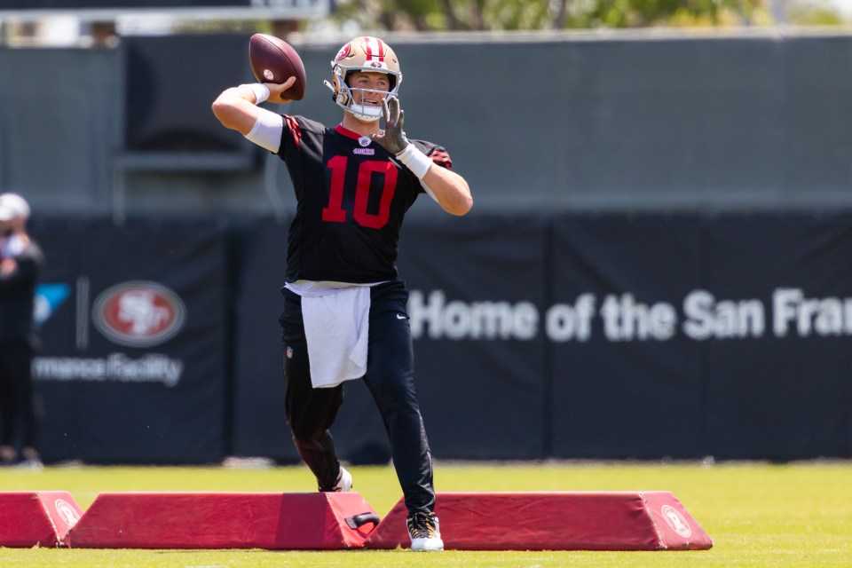 Jones has been taking multiple reps in the 49ers OTAs