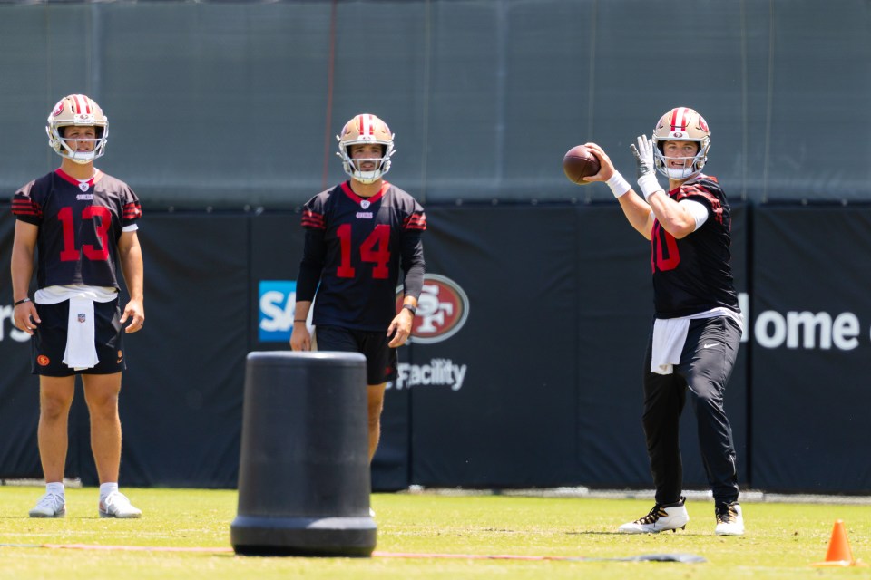 Purdy and Jones will be competing with each other to be the 49ers starter