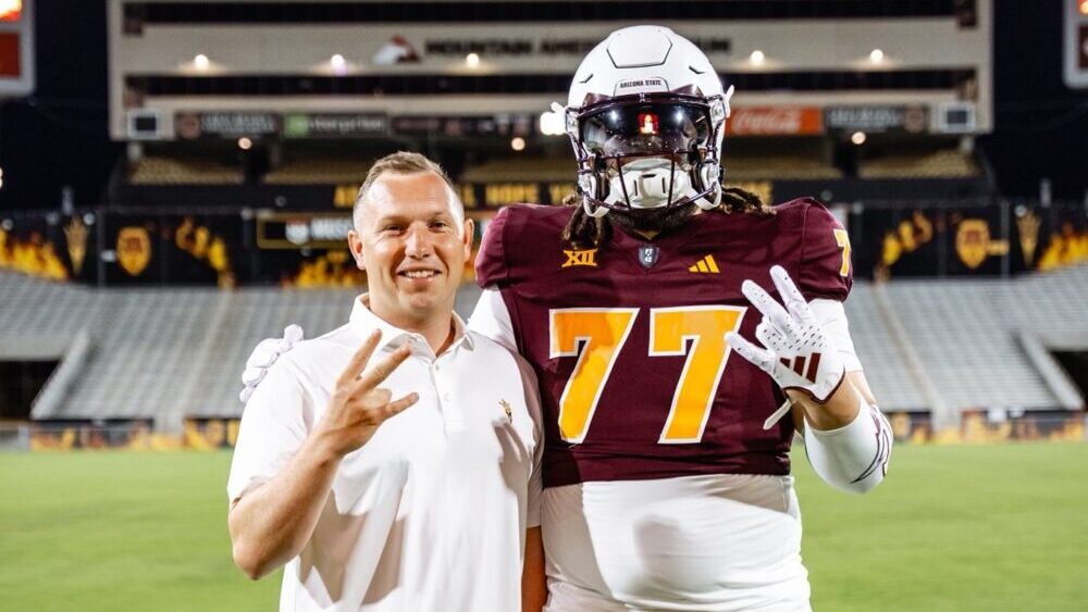 Siosaia Lapuaho Arizona State football 2026 commit...