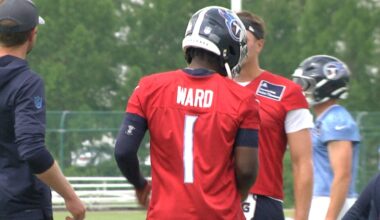Ward continues to grow during week two of Titans OTA's
