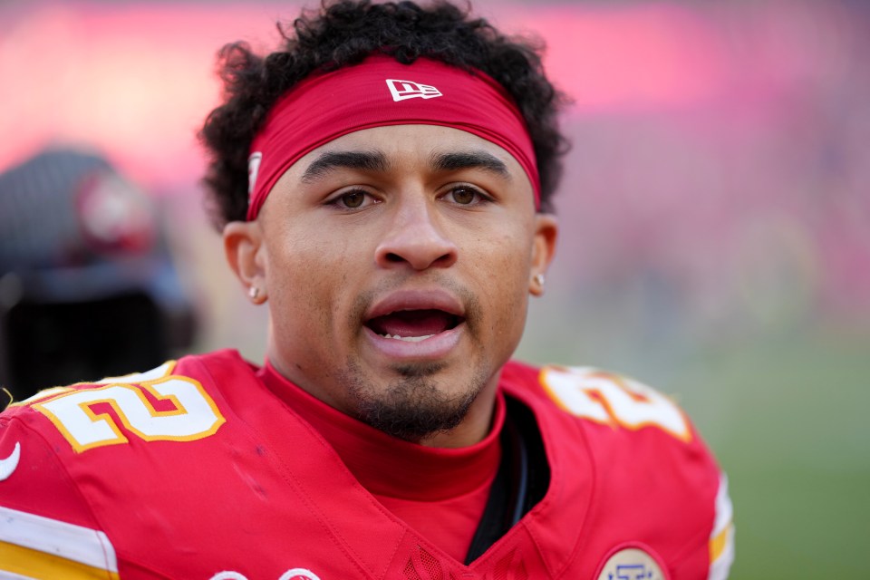 Trent McDuffie #22 of the Kansas City Chiefs.