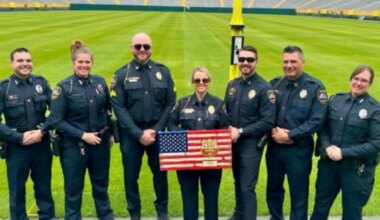 Two Rivers Police Department Honored by the Green Bay Packers