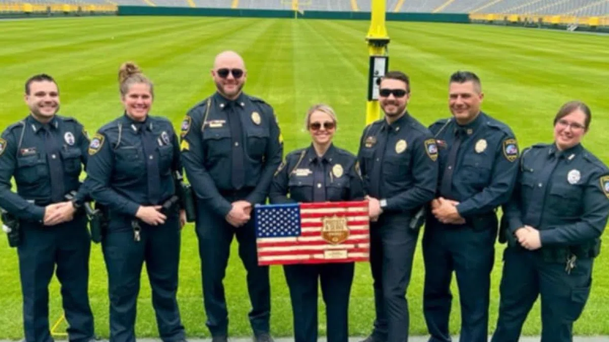 Two Rivers Police Department Honored by the Green Bay Packers