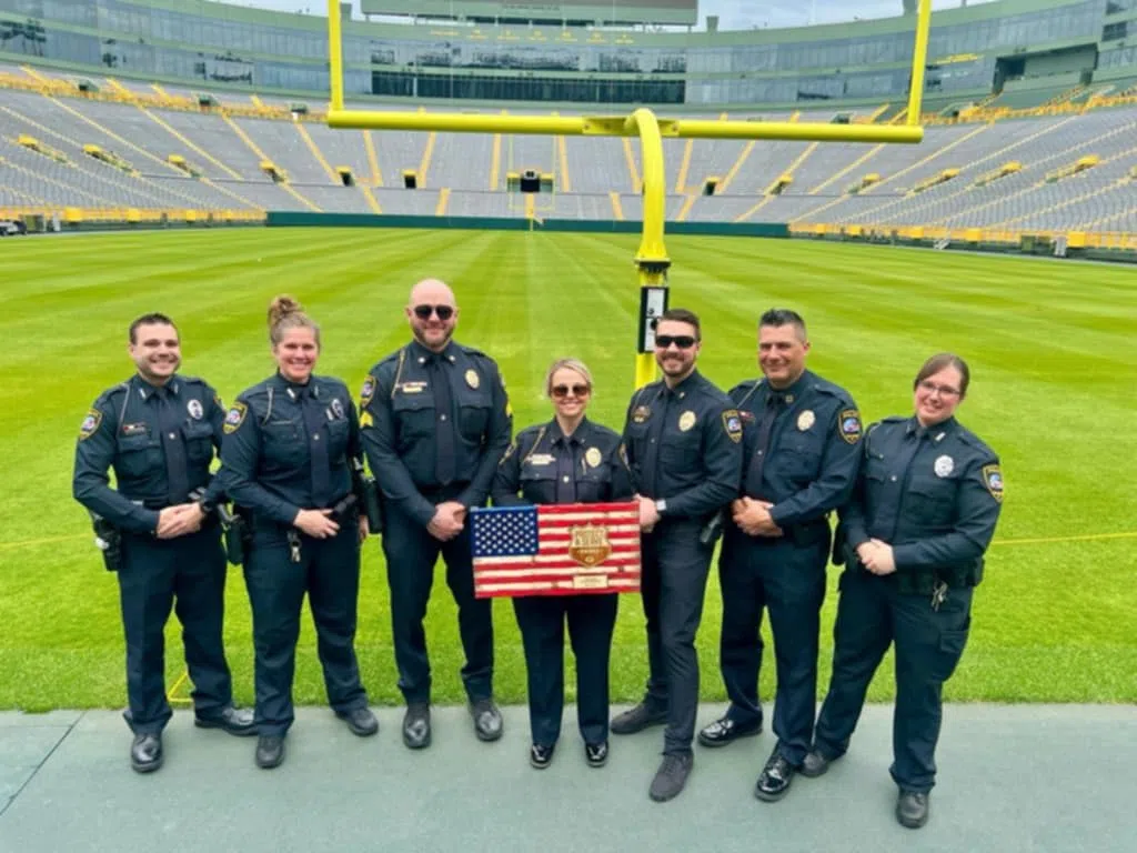 Two Rivers Police Department Honored by the Green Bay Packers