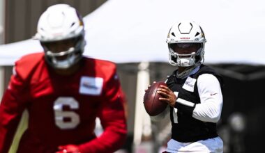 A guess at the Cardinals' starting offensive lineup for the 2025 season-opener against the Saints