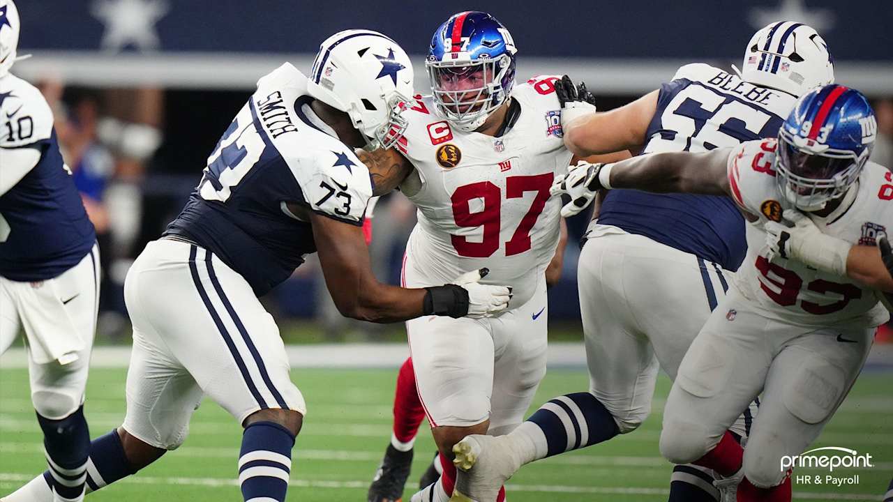 Dexter Lawrence, Theo Johnson go to IR; Giants sign DL Cory Durden from Rams practice squad
