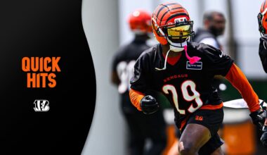 QUICK HITS | Cam Taylor-Britt Glitters In Golden Scheme; Add This To Joe Burrow Legend