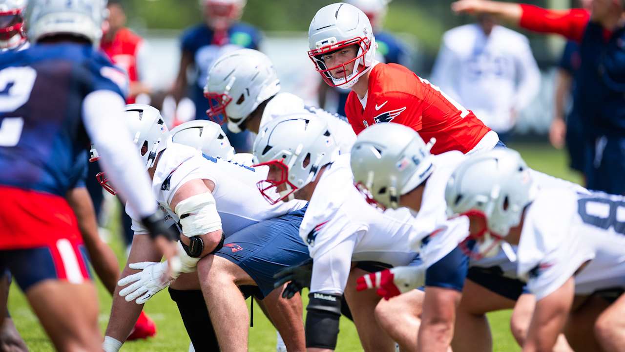 Patriots QB Drake Maye Discusses Offense's Progress After Day One of Minicamp