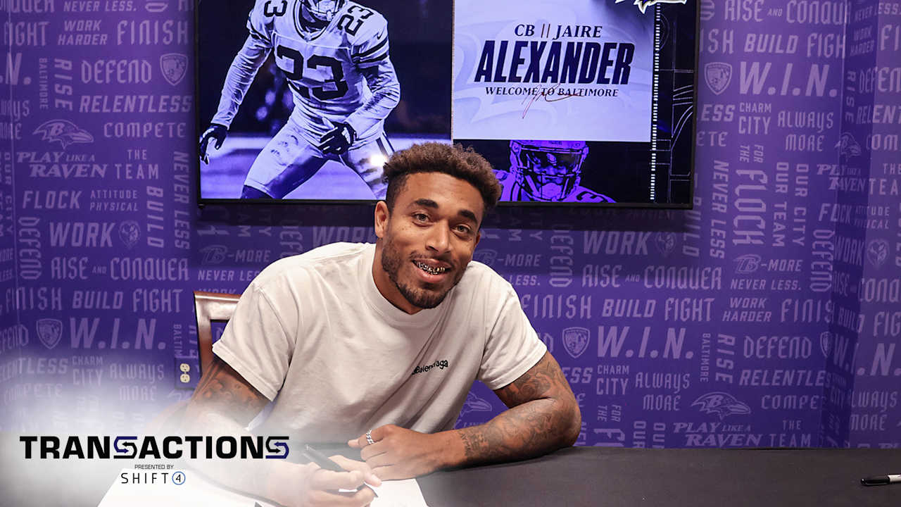 Ravens Sign Pro Bowl Cornerback Jaire Alexander