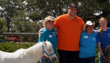 Denver Broncos' Garett Bolles helps Elizabeth nonprofit with wildfire mitigation