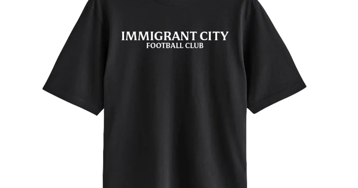 Angel City women’s soccer team launch ‘Immigrant City Football Club’ T-shirts