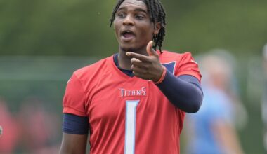 Titans rookie QB Cam Ward talks nonstop, but never misses anything his coach says