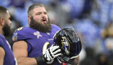 Baltimore Ravens' Ben Cleveland is arrested on a charge of drunken driving in Georgia