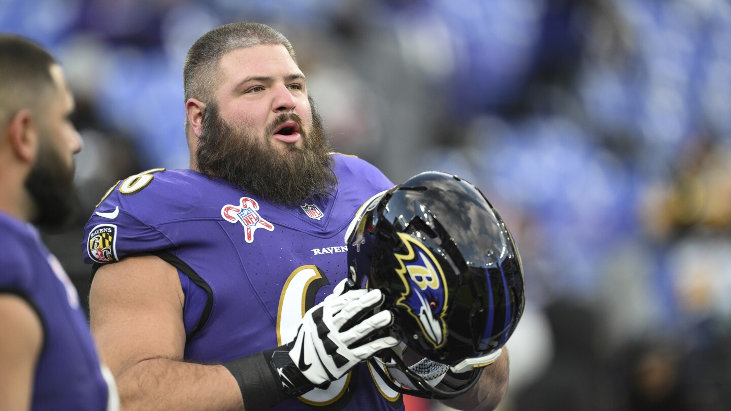 Baltimore Ravens' Ben Cleveland is arrested on a charge of drunken driving in Georgia