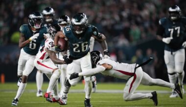 Barkley's pivotal drop late in 4th quarter burns Eagles in 22-21 loss to Atlanta Falcons
