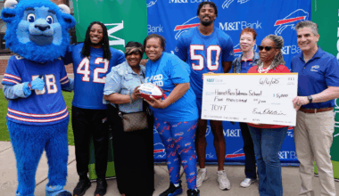 Buffalo teacher surprised with award from Buffalo Bills and M&T Bank