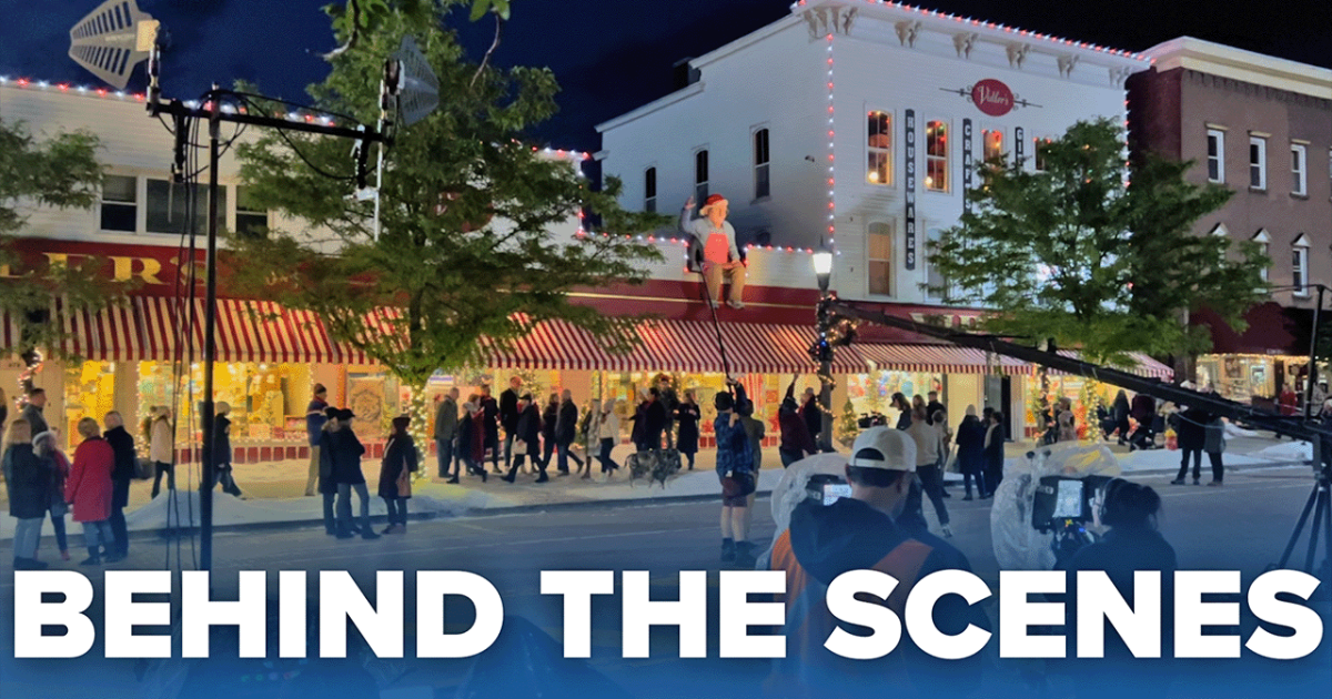 Behind the scenes of filming the Buffalo Bills Hallmark Christmas movie