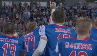 Blue rallies past Red for third straight 8-Man All-Star game victory