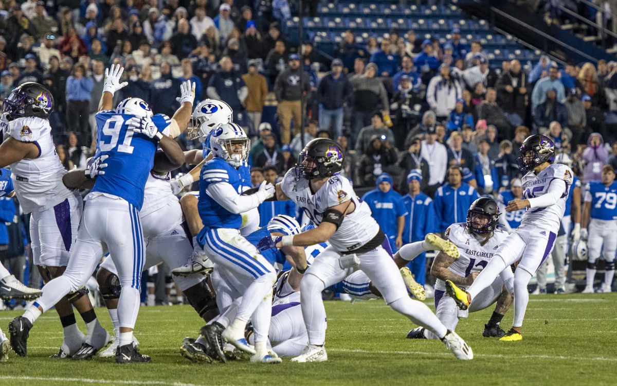 NCAA Football: East Carolina at Brigham Young