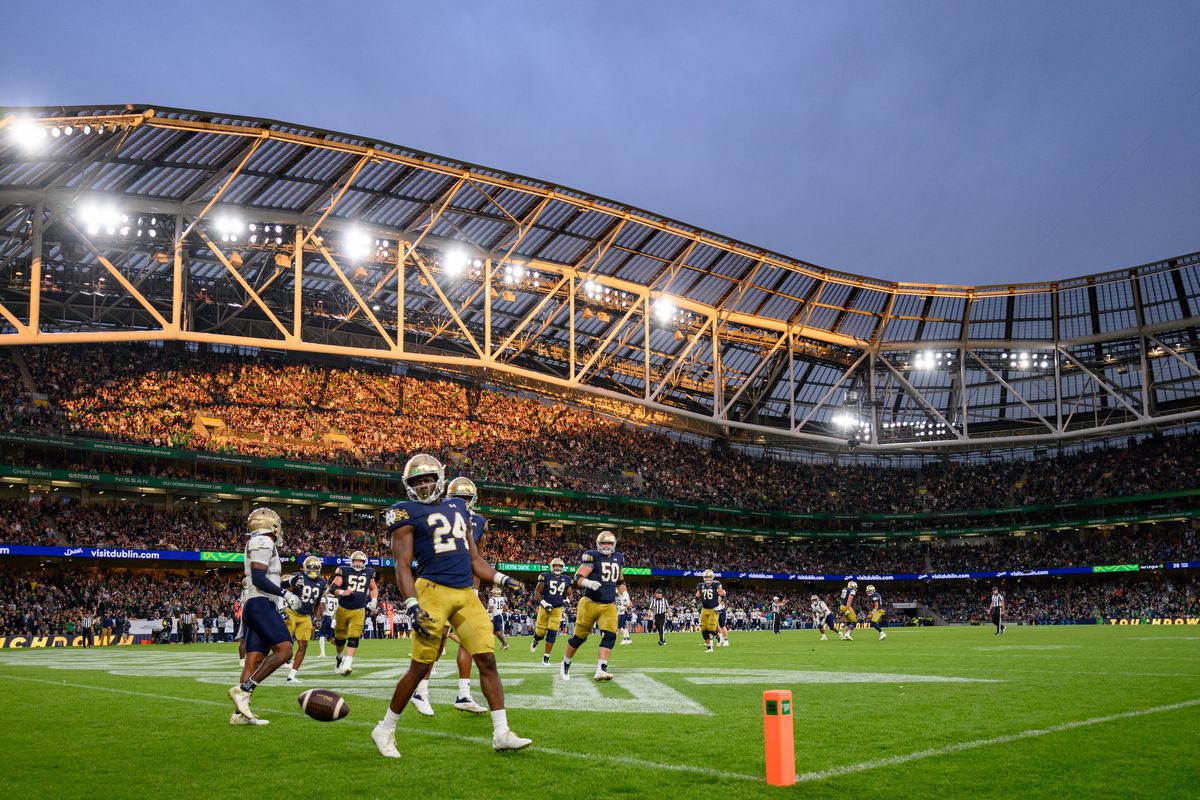 NCAA Football: Navy at Notre Dame
