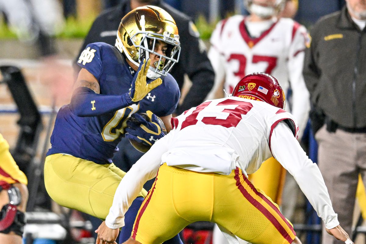 NCAA Football: Southern California at Notre Dame