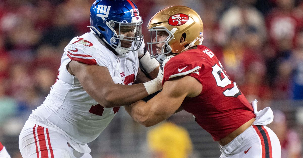 New York Giants’ Evan Neal ‘doing well’ after embracing his move to guard