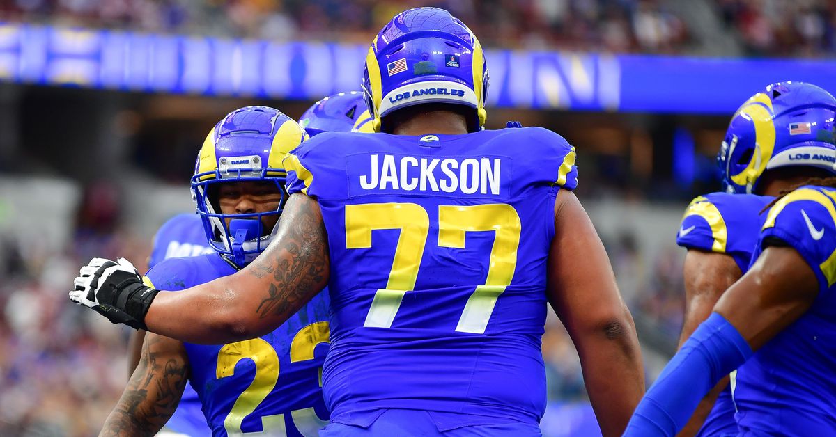 Rams OT Alaric Jackson injury, DJ Humphries signing and depth chart