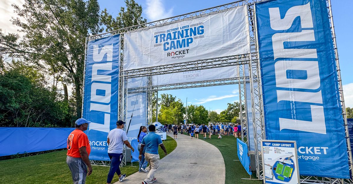 2025 Detroit Lions training camp schedule dates, times announced