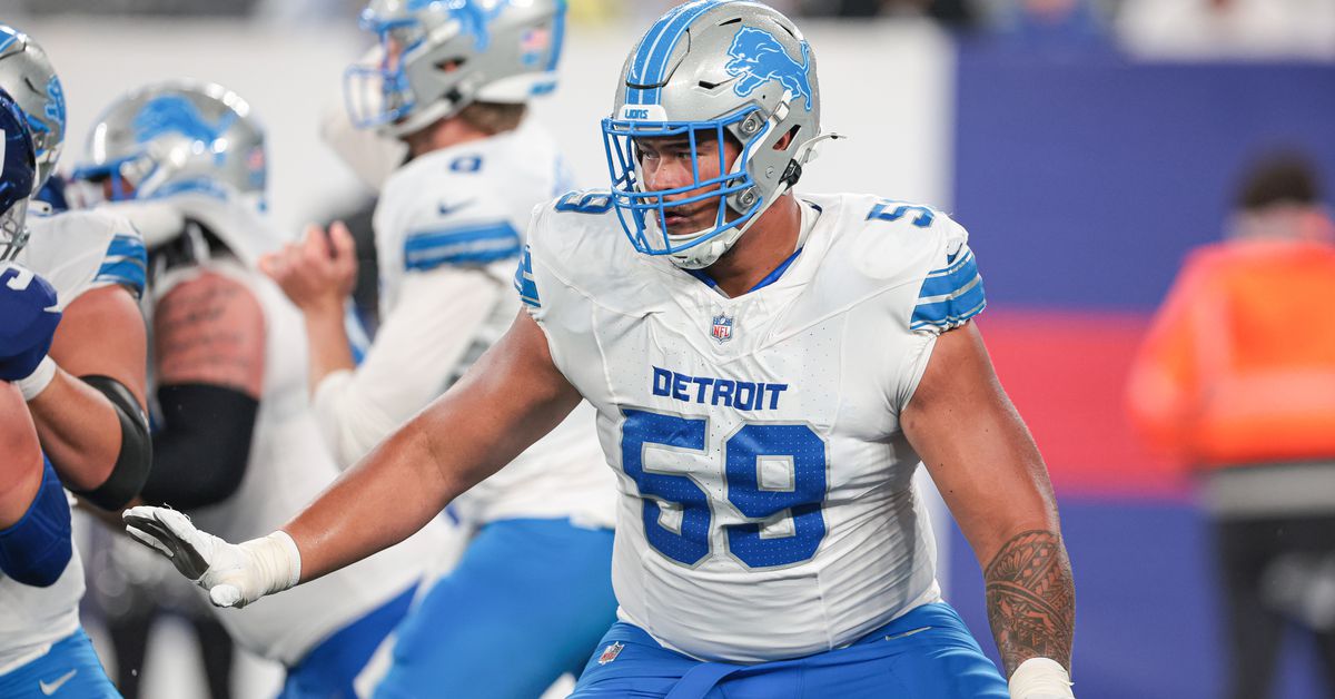 2025 Detroit Lions roster preview: Why Giovanni Manu is poised for Year 2 jump