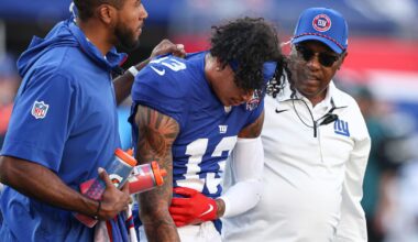 How will added weight help New York Giants’ WR Jalin Hyatt?