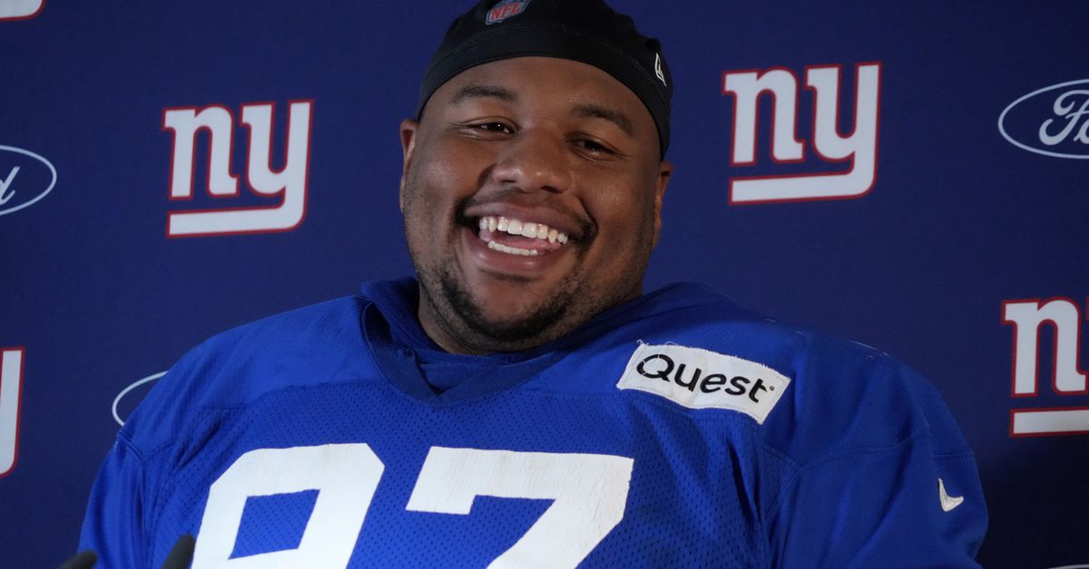 New York Giants’ Dexter Lawrence ranked as No. 2 DT in NFL