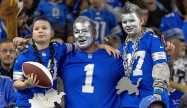 What is your relationship with the Detroit Lions and fatherhood?
