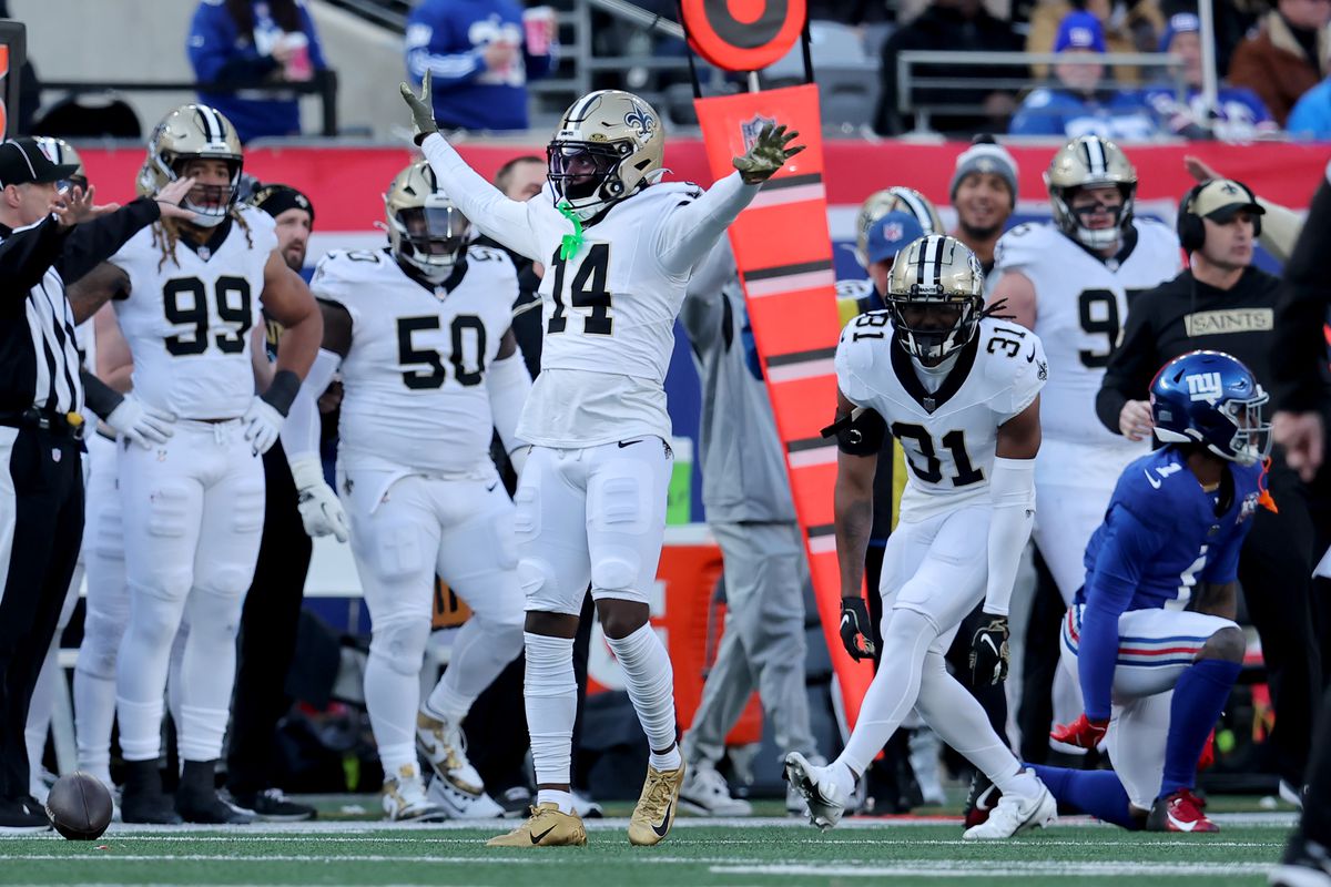 NFL: New Orleans Saints at New York Giants
