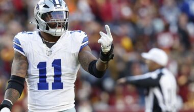 Dallas Cowboys Micah Parsons present at minicamp, but not in any drills