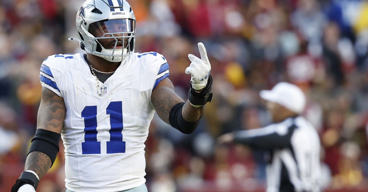 Dallas Cowboys Micah Parsons present at minicamp, but not in any drills