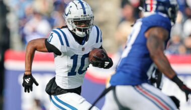 Which receiver will step up as the Colts’ number two?