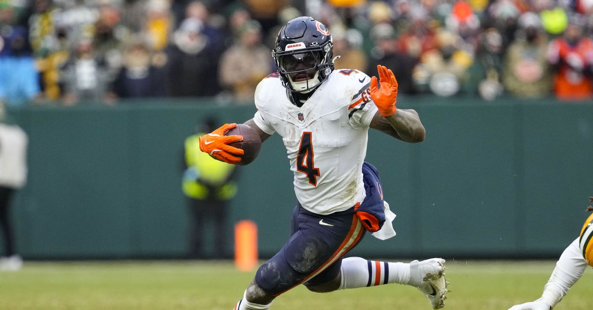 58% of Chicago Bears fans are content with their running back room