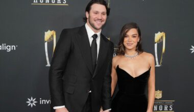 Josh Allen’s wedding ring makes an on-field appearance for the Buffalo Bills